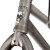 lighter frame, smaller tubing, shorter rear end
